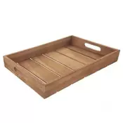 EXCELLENT Komplet servirnih pladnjev KO-J11301330 3 kosi tikovine
