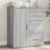 Komoda siva boja hrasta 60x31x70cm od konstruiranog drva