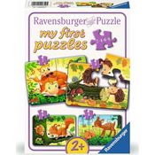 Ravensburger Moja prva sestavljanka Gozdne živali 4v1 (2,4,6,8 kosov)