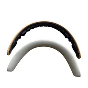 INF Premium Usnjena Prevleka za Naglavni Trak, Združljiva z Bowers & Wilkins PX7S2 & PX8 White+Brown, (5000090498)