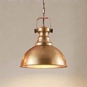 Opviq Visoka svetilka Kure, zlata barva, premer 31 cm, kovina, E27 - Dnevna soba/jedilnica - Vintage - zlato