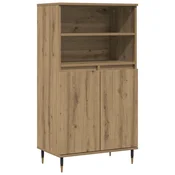 Vidaxl Visoka omara artisan hrast 60x36x110 cm inženirski les