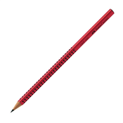 Grafitna olovka Faber-Castell Grip - 2001, B, crvena