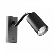 Zidna lampa Squala Variosa Flexi Crna