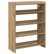 vidaXL vidaXL Regal za čevlje artisan hrast 60x25x81 cm inženirski les, (22013862)