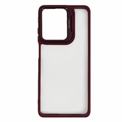 MaxMobile maskica za Motorola Edge G04 / G24 Clear Color crvena