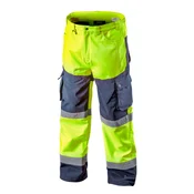 slomart NEO TOOLS Softshell delovne hlače, rumene, XXL