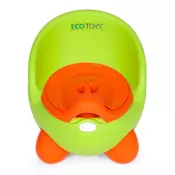 ECOTOYS Noša za decu sa uklonivim umetkom i neklizajucim nogicama, Zelena