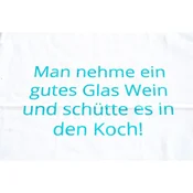 Kuhinjska krpa Glas Wein 45x70cm