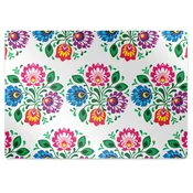 Decormat Podloga za zaščito tal Folk style flowers 120x90 cm 15 cm