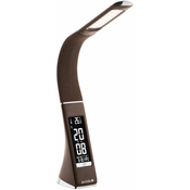 Avide Business Leather LED namizna svetilka, koledar, 6 W, rjava