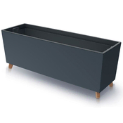 nabbi Plastični sadilnik na nogah DUC800N 77 cm - antracit