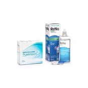Bausch & Lomb PureVision 2 (6 leč) + ReNu MultiPlus 360 ml s posodico Dioptrija: -8, Ukrivljenost: 8.6, Premer: 14