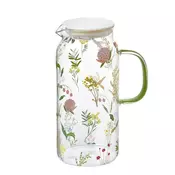 Evviva Vrč s pokrovom Bucolic h23cm/1,3L/steklo, pvc, inox