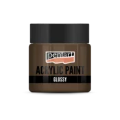 Svetleča akrilna barva Pentart 50 ml - svetlo rjava