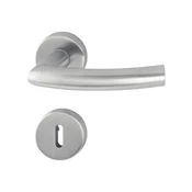 HOPPE garnitura kljuk TRONDHEIM, z rozeto na ključ, 37-42 mm, inox mat