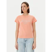 Guess Majica V5GI10 K9RM1 Oranžna Regular Fit
