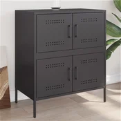 Komoda crna 68 x 39 x 79 cm celicna