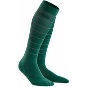 Mens compression knee-high socks CEP Reflective green, III