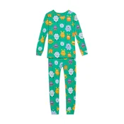GAP Pižama HALLOWEEN MONSTER svetlo modra / limonino-rumena / zelena / oranžna