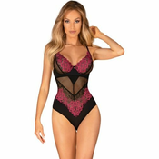 Obsessive Rosenty teddy (Brezplačen 1 L mehčalca Passion), XL/XXL