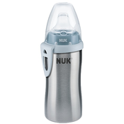 Bocica sa silikonskim nastavkom Nuk - Active Cup, s termoefektom, 215 ml, plava