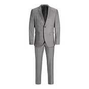 JACK & JONES Obleka JPRFranco antracit/bela
