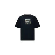 JACK & JONES Majica JCOECHO nebeško modra/karamel/greige/črna