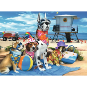 Ravensburger Slagalica Psi na plaži, 100 delova