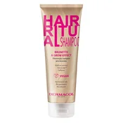 Dermacol Obnovitveni šampon za rjave lase Hair Ritual (Brunette & Grow Effect Shampoo) 250 ml