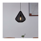 Eglo 43994 - Lestenec na vrvici 1xE27/40W/230V pr. 33,5 cm črna