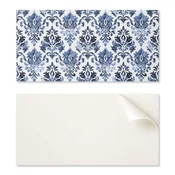 shumee Komplet PVC vinilnih ploščic s cvetličnim baročnim vzorcem 10x40x20 cm