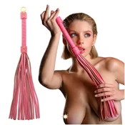 taboom Roza seksi BDSM bič z elastičnimi trakovi Malibu Whip 17406