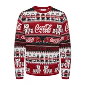 Only & Sons Pulover ONSXMAS COLA rdeča/črna/bela