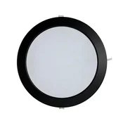 XLED 24W 4000K black Ugradni okrugli LED panel plasticni,2640 Lm, ?296*29mm,otvor 225mm,Ra80,IP20