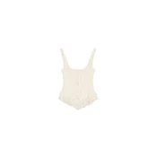 Bershka Top volneno bela