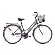 CAPRIOLO bicikl CTB AMSTERDAM LADY 28HT grey-steel basket