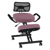 eoshop Ergonomsko klečalo, roza/črna, RUFUS