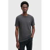 AllSaints Majica BRACE temno siva