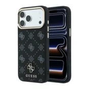 Maska Guess Peony 4G Small Logo MagSafe za iPhone 17 Pro Max/ 18 Pro Max crna