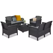 Set vrtnega pohištva Venus Big s 6 sedeži