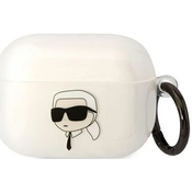Karl Lagerfeld Etui Karl Lagerfeld Karls Head za AirPods Pro - prozorno