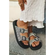 Suede Womens Slippers With Buckles D.Franklin