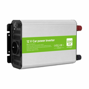 Gembird 12V Auto inverter DC/AC 1200W+USB port EG-PWC1200-01