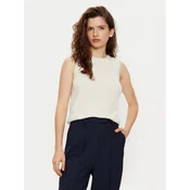 Tommy Hilfiger Telovnik WW0WW43956 Écru Regular Fit