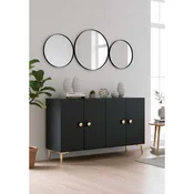 Hanah Home komoda Squarel 120, 120 cm, antracit