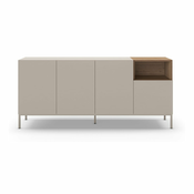 Kremno bela komoda 180x80 cm Cailin – Marckeric
