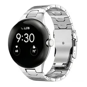 INF Trak iz nerjavnega jekla za Google Pixel Watch 45mm z zaponko Silver, (5000295594)