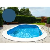 BWT Bazenska folija, ovalna 500 x 300 x 120 cm - jadransko modra - Debelina 0,6 mm/z obešalno obrobo P1