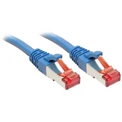 LINDY LINDY 47715 RJ45 omrežni kabel\, Patch kabel CAT 6 S/FTP 0.30 m modra 1 kos, (20419832)
